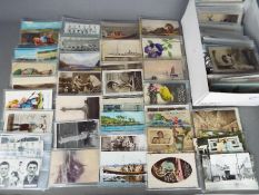 Deltiology - in excess of 500 early-mid period UK postcards to include subjects,
