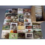 Deltiology - in excess of 600 mainly early period postcards,