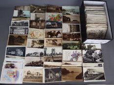 Deltiology - in excess of 500 UK topographical and subject postcards to include comic,