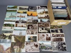 Deltiology - in excess of 400 UK and foreign topographical postcards mainly early period with