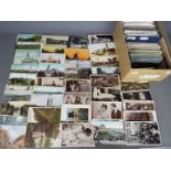 Deltiology - in excess of 400 UK and foreign topographical postcards mainly early period with