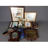 A good mixed lot to include a pair of leather cased binoculars, a Cine camera,