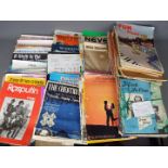 A large quantity of vintage sheet music.