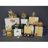 Lilliput Lanes - Swarovski - Eight Boxed with certificates Lilliput Lane models including Little