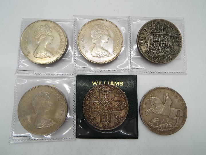 Numismatology - a collection of coins to include a 1937 Crown, 1933 Crown, - Image 2 of 2