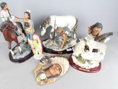 Six figurines from the Juliana collection, Neil R Rose Collectible World,