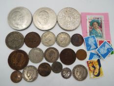 Numismatology - a mixed lot of British coins to include 1933 Florin, Royal commemorative coins,
