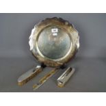 Silver - Two Silver hallmarked brushes,