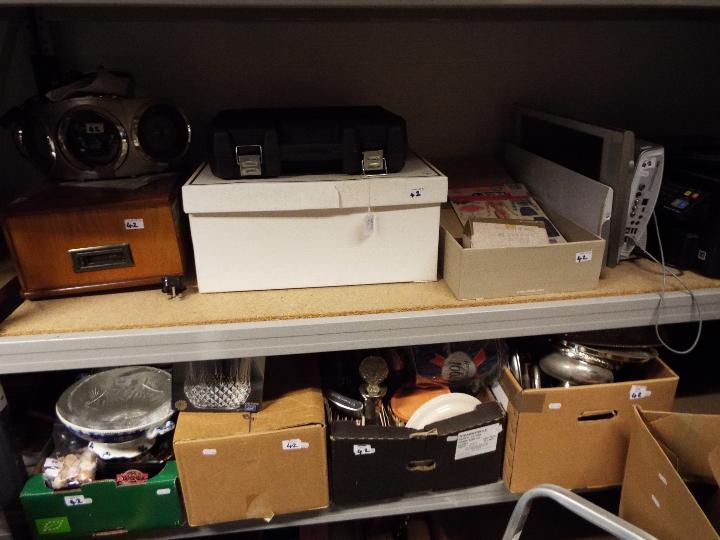 Job lot - a very large mixed lot to include a vintage record player, CD Player,