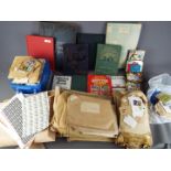 Philately - A large quantity of stamps, loose and in albums.