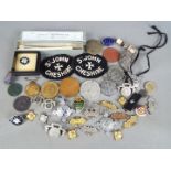 Lot to include St John's Ambulance badges and insignia, nursing badges (some silver),