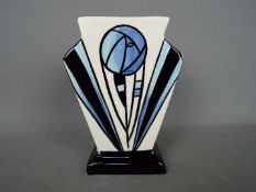 A Lorna Bailey Charles Rennie Mackintosh vase, approx height 14.