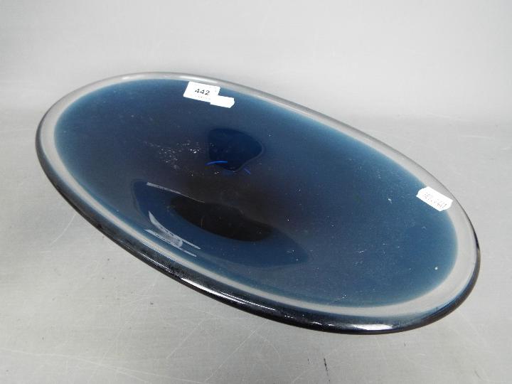 A Wedgwood art glass bowl of shallow oval form, approximately 38 cm at widest point, - Image 2 of 4