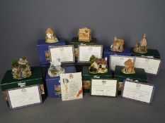 Lilliput Lane - Eight boxed with certificates Lilliput lane models to include Thimble Cottage,