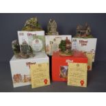 Lilliput Lanes - Five boxed with certificates Lilliput Lane models to include Tea Caddy Cottage,