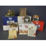 Lilliput Lanes - Five boxed with certificates Lilliput Lane models including Cruck End 855,