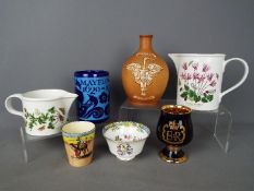 A mixed lot of ceramics to include Royal Doulton 'Liver Bird' vase, Minton bowl,