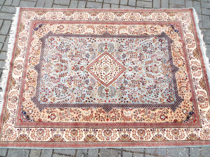 A good quality Indian wool carpet,