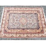 A good quality Indian wool carpet,