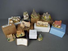 Lilliput Lanes - Ten Lilliput Lane models to include Village School, Fisherman's Cottage,