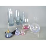 Caithness - a collection of glassware to include vases,