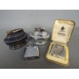 Ronson - Three Ronson lighters to include a table lighter 291695, Viking 821570,