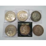 Numismatology - a collection of coins to include a 1937 Crown, 1933 Crown,