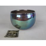 John Ditchfield for Glasform, an iridescent bowl, signed to the base and dated 1982,