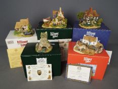 Lilliput Lanes - Five Boxed with certificate Lilliput Lane models including The Boat Yard,