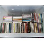 A quantity of CD's of varying genres.