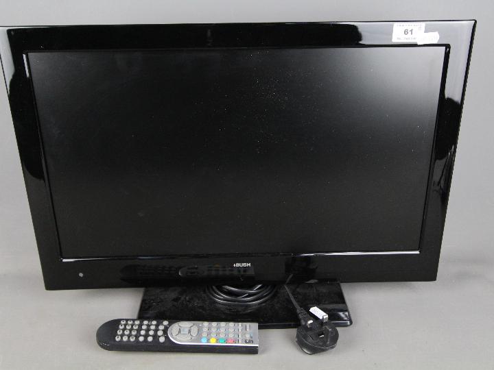 A Bush 22" television / DVD player combination, with remote.