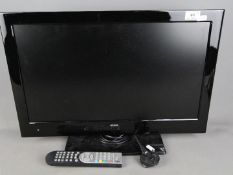 A Bush 22" television / DVD player combination, with remote.