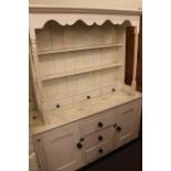 Painted pine dresser,