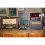 Nordmende Traviata and Murphy vintage radios and May Fair DeLuxe table top gramophone.