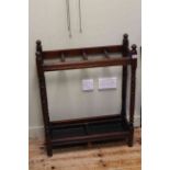 Late 19th Century four division stick stand, 84cm by 66cm.