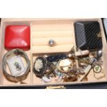 Jewellery box and contents.