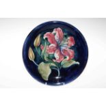 Large Moorcroft Tigerlily plate, 26cm.