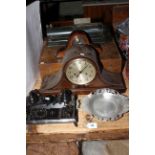 Liberty & Co pewter dish 0287, mantel clocks, cyclostyle,