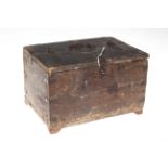 18th Century bound security box, 26cm by 17cm.