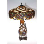 Tiffany style table lamp, 60cm.