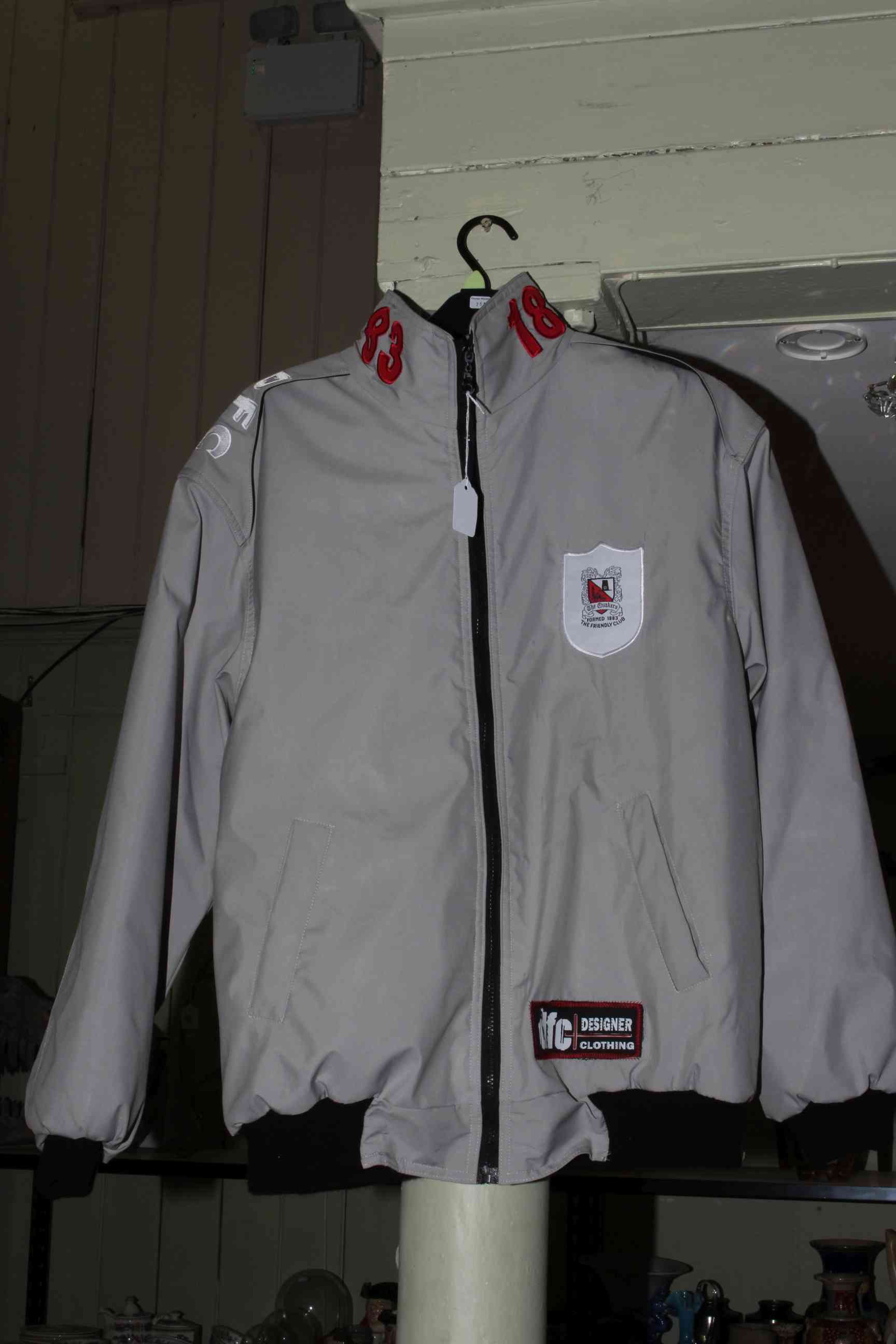 Darlington Football Club 1883 designer jacket, size M.