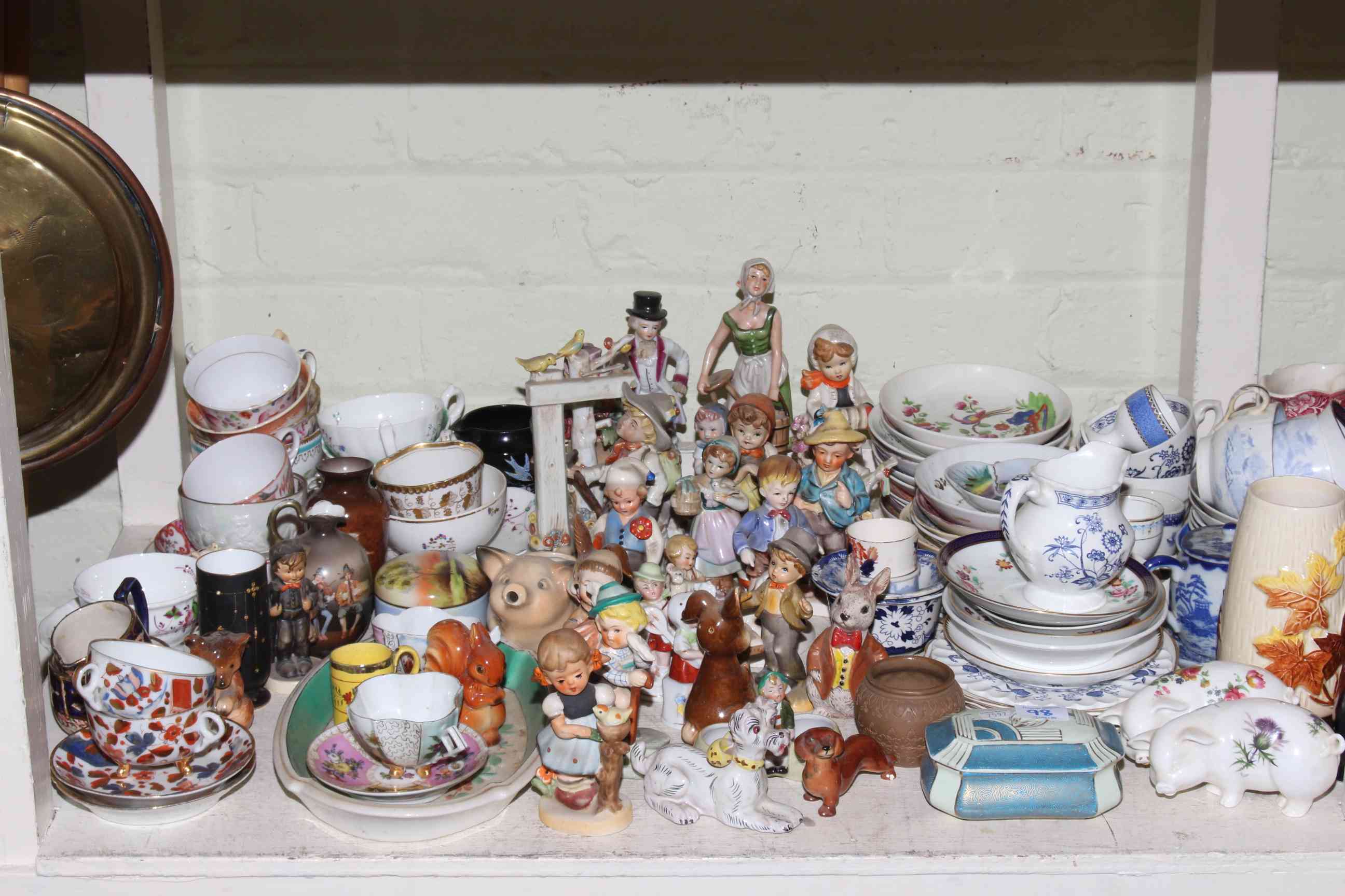 Large collection of ceramics and glass including Bonzo dog, 18th & 19th Century cups and saucers, - Image 2 of 4