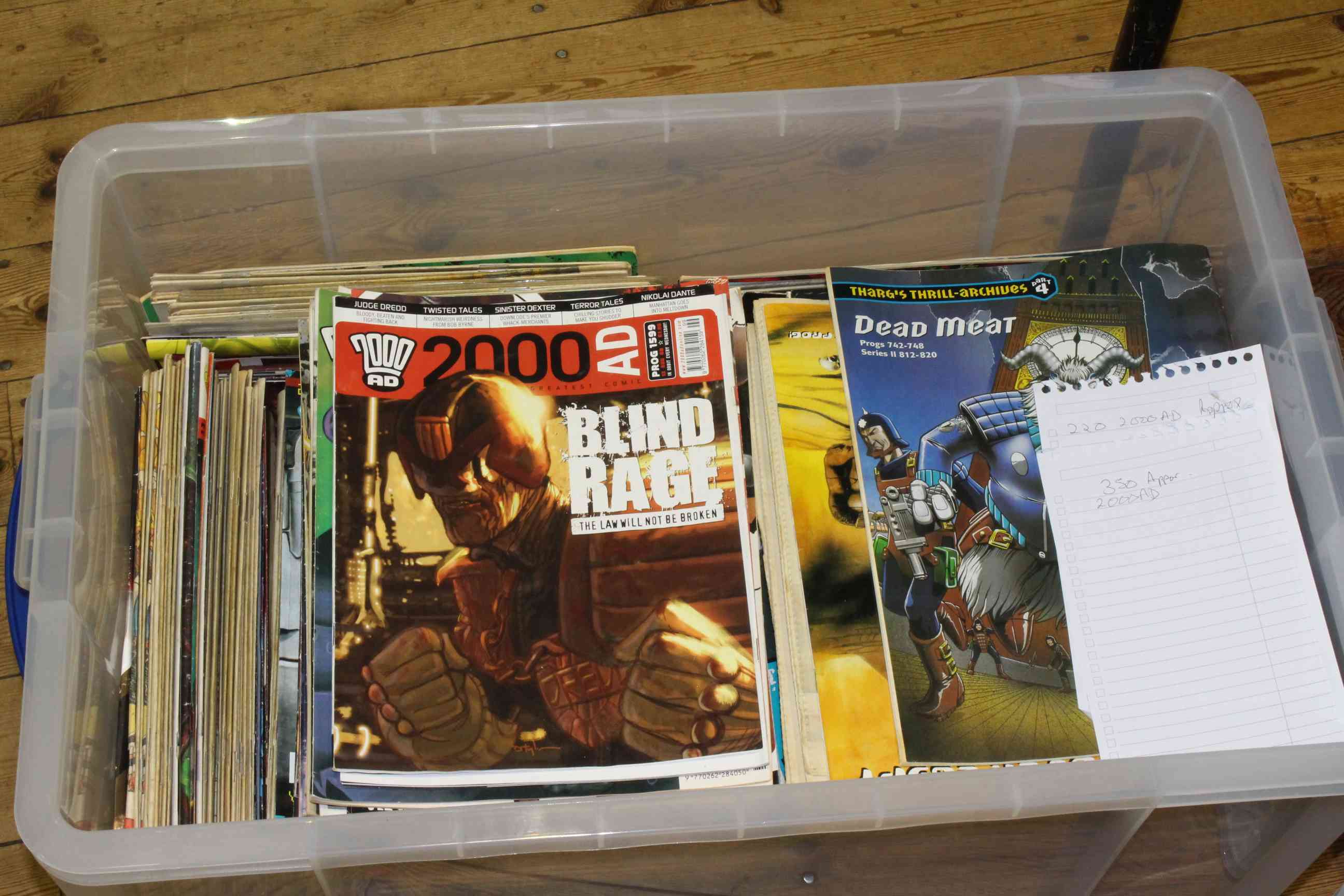 Large (approx 2000) collection of comics dating circa 1970's to 2000's including Judge Dredd, - Image 6 of 6