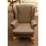 Parker Knoll wing armchair.