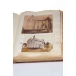 Original albumen photograph album dating circa 1880's depicting Middleton in Teesdale, High Force,