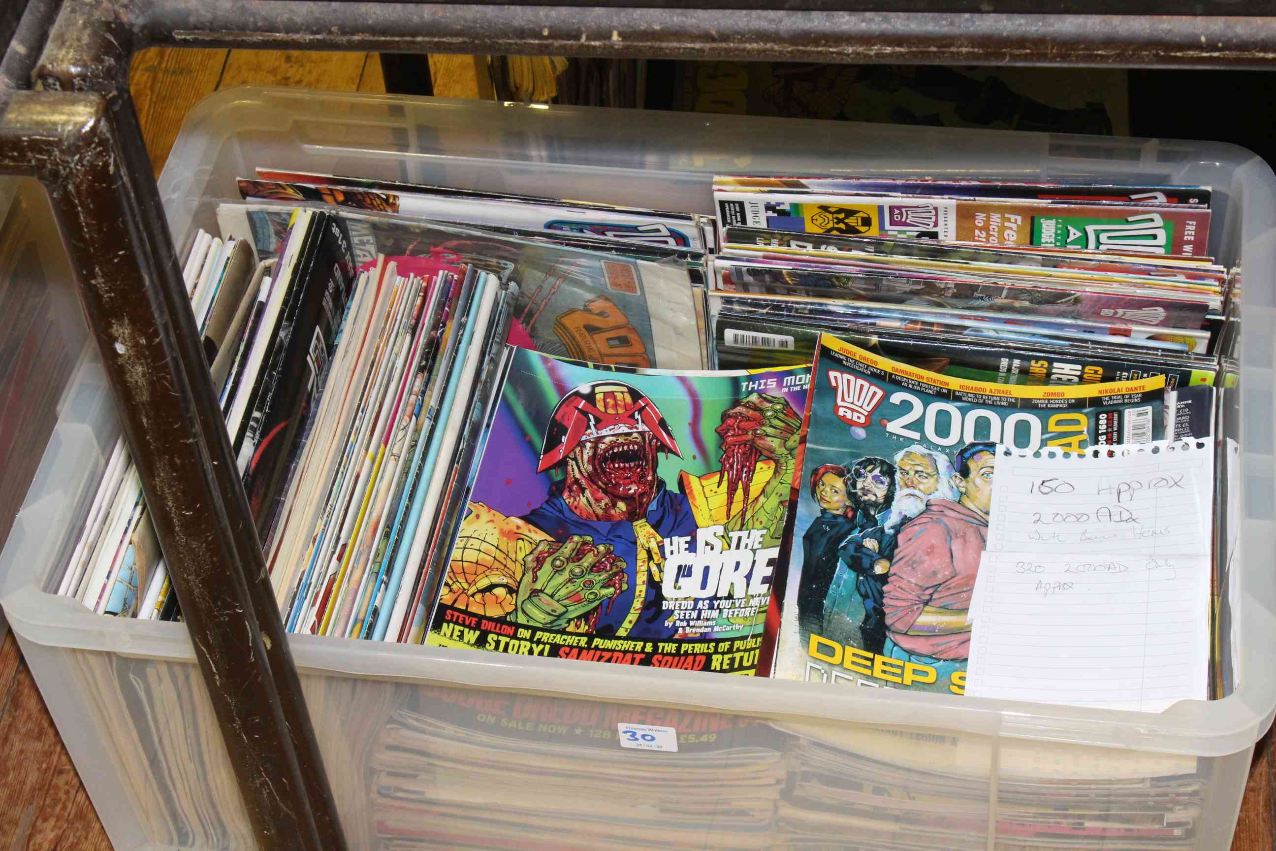 Large (approx 2000) collection of comics dating circa 1970's to 2000's including Judge Dredd, - Image 3 of 6