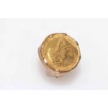 1894 Queen Victoria gold sovereign ring.