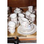 Twenty piece Paragon 'First Choice' and twenty piece Royal Albert 'Barbara Ann' tea sets.