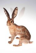 Winstanley Brown Hare, size 9 facing left.