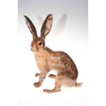 Winstanley Brown Hare, size 9 facing left.